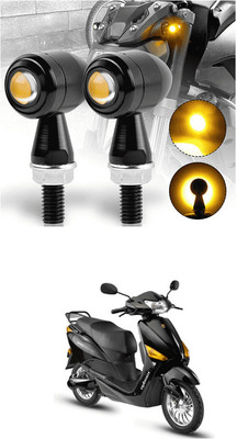 LOVMOTO Front, Rear LED Indicator Light for Royal Enfield Electra Twin Spark(Yellow)