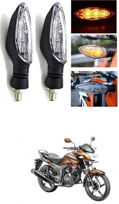 LOVMOTO Front, Rear LED Indicator Light for Hero Hunk(Yellow)