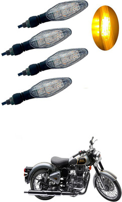 PRTEK Front, Rear LED Indicator Light for Royal Enfield Classic 500(Multicolor)