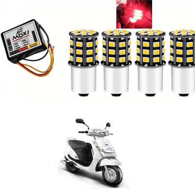 PRTEK Front, Side LED Indicator Light for Mahindra Duro DZ(Red)