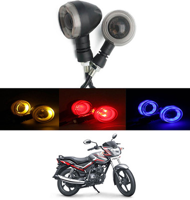 RKPSP Front LED Indicator Light for TVS Universal For Bike(Blue, Yellow, Red)