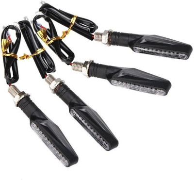 TA Front, Rear, Side LED Indicator Light for Bajaj Pulsar 150 DTS-i(White, Yellow)