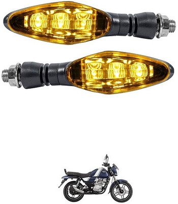 QUIRKY ZONE Front, Rear LED Indicator Light for Bajaj, Hero, Honda, TVS, Suzuki, Universal For Bike Universal For Bike(Yellow)