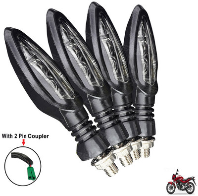 Generox Front, Rear LED Indicator Light for Honda CBF(Yellow)