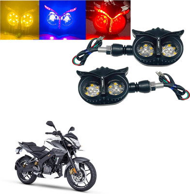 Vagary Front, Rear LED Indicator Light for Bajaj Pulsar 200NS(Blue, Yellow, Red)