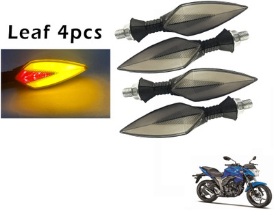Generox Front, Rear LED Indicator Light for Suzuki Gixxer(Red, Yellow)