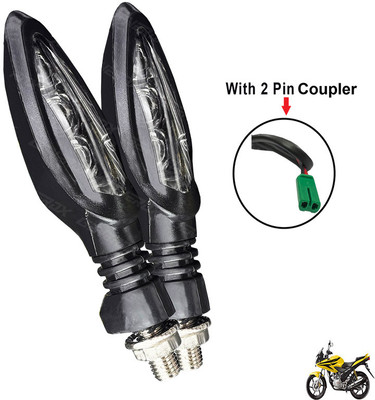 Generox Front, Rear LED Indicator Light for Honda Stunner(Yellow)