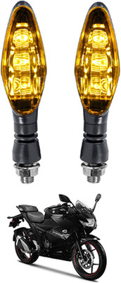 AYW Front, Rear LED Indicator Light for Suzuki Universal For Bike(Yellow)