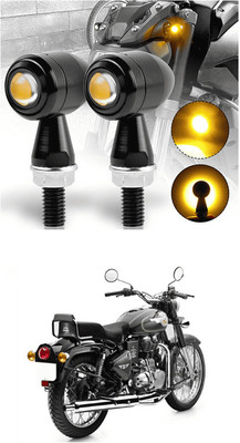 LOVMOTO Front, Rear LED Indicator Light for Royal Enfield 500(Yellow)