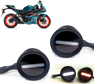 AUTO PEARL Front LED Indicator Light for Yamaha YZF R3(White, Yellow)