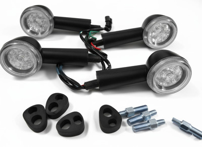 Marctech Front, Rear LED Indicator Light for Royal Enfield Classic ( BS4 + BS6 ), Classic, Classic 350, Classic 500, Electra(White)