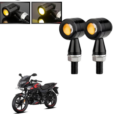 Vagary Front, Rear LED Indicator Light for Bajaj Pulsar 220(Amber)