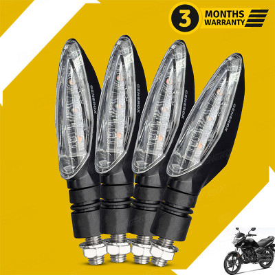 Generox Front, Rear, Side LED Indicator Light for Honda CB Unicorn(Amber, Yellow)