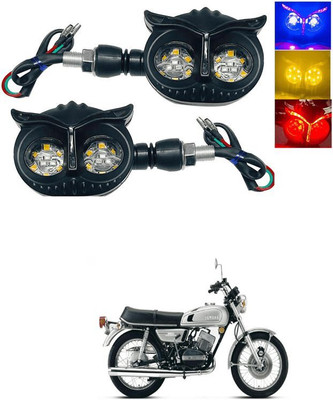 JMA TRADING Front, Rear LED Indicator Light for Universal For Bike Universal For Bike(Yellow, Blue)