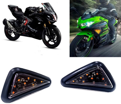 AUTO PEARL Side LED Indicator Light for TVS Apache(Yellow)