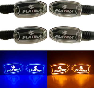 PBTA Front, Rear, Side LED Indicator Light for Bajaj Platina, Platina 100, Platina 100 DTS-i, Platina 100ES, Platina 125(Blue, Amber)