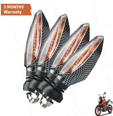 Generox Front, Rear LED Indicator Light for KTM Duke 390(Amber)