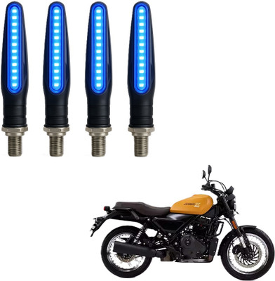 JMA TRADING Front, Rear LED Indicator Light for Hero Universal For Bike(Blue)