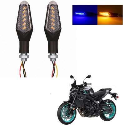 JMA TRADING Front, Rear LED Indicator Light for Yamaha Universal For Bike(Blue, Amber)
