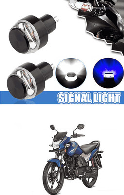 LOVMOTO Front LED Indicator Light for Honda CB Shine(White, Blue)