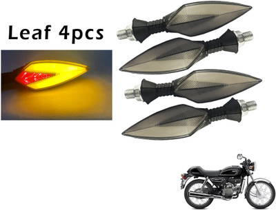Generox Front, Rear LED Indicator Light for Hero Splendor pro classic(Red, Yellow)