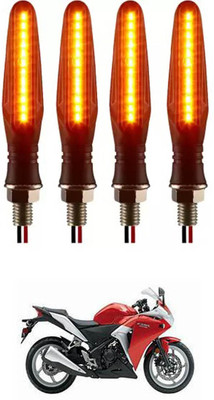 E-Shoppe Front, Rear, Side LED Indicator Light for Honda CBR 250R(Yellow)