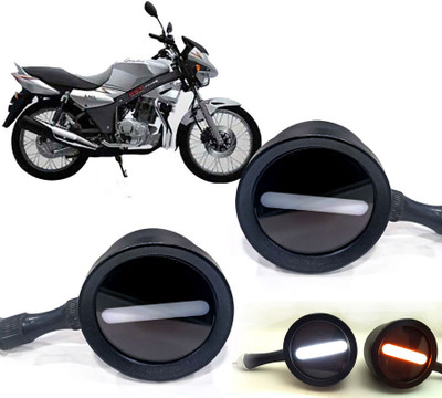 AUTO PEARL Front LED Indicator Light for KTM(White, Yellow)