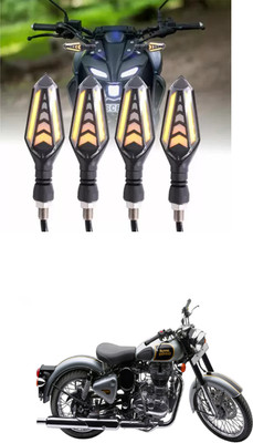 PRTEK Rear LED Indicator Light for Royal Enfield Classic 500(Blue)