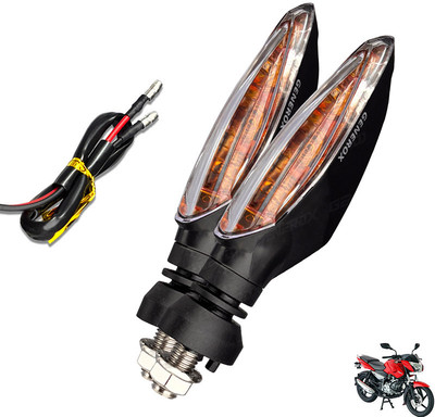Generox Front, Rear LED Indicator Light for Bajaj Pulsar 135 DTS-i(Amber)