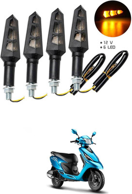 LOVMOTO Front, Rear LED Indicator Light for Universal For Bike(Multicolor)