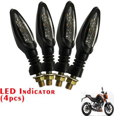 Generox Front, Rear LED Indicator Light for KTM Duke 190(Yellow)