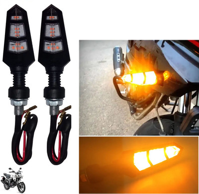Pious Front, Rear LED Indicator Light for Honda Trigger(Amber)