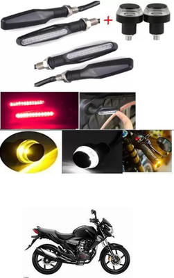 E-Shoppe Front, Rear, Side LED Indicator Light for Honda CB Unicorn(Yellow, Blue)