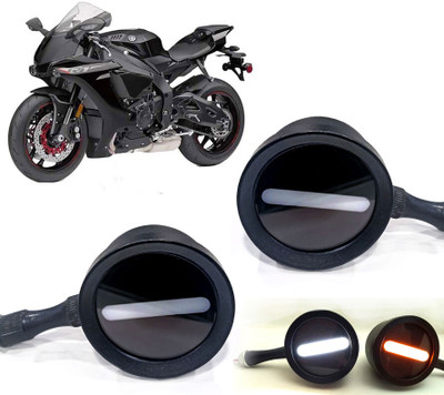 AUTO PEARL Front LED Indicator Light for Yamaha YZF R1(White, Yellow)