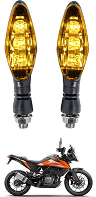 RKPSP Front, Rear LED Indicator Light for KTM Universal For Bike(Yellow)