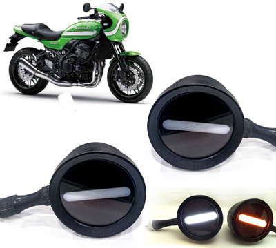 AUTO PEARL Front LED Indicator Light for Kawasaki(White, Yellow)