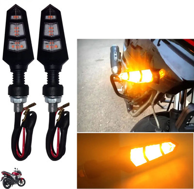 Pious Front, Rear LED Indicator Light for Yamaha SZ X(Amber)