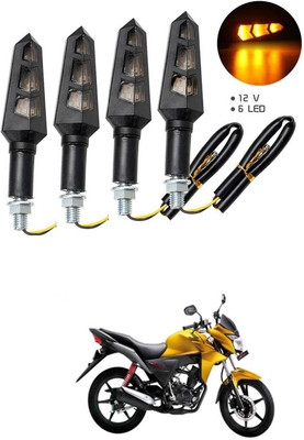 LOVMOTO Front, Rear LED Indicator Light for Honda CB Twister(Yellow)