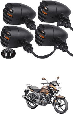 LOVMOTO Front, Rear LED Indicator Light for Hero Hunk(Yellow)
