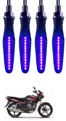 E-Shoppe Front, Rear, Side LED Indicator Light for Hero Achiever(Blue)