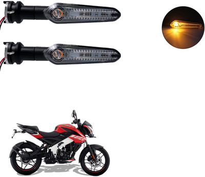 Vagary Front, Rear LED Indicator Light for Bajaj Pulsar N150(Amber)