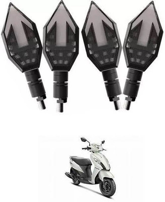 FKOK Front, Rear, Side LED Indicator Light for Suzuki Let's(Multicolor)