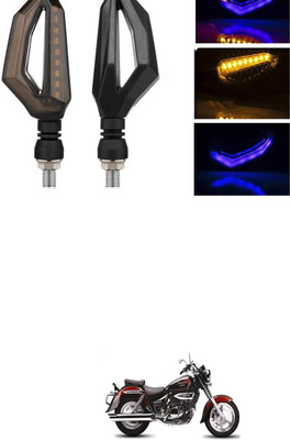 PRTEK Universal High Bright Front Rear Led Side Indicator Turn Signal V594 Indicator Light Motorbike LED for Hyosung (12 V, 12 W)(Aquila 250, Pack of 4)