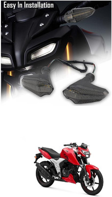 LOVMOTO Front, Rear LED Indicator Light for TVS Apache RTR 160(Multicolor)