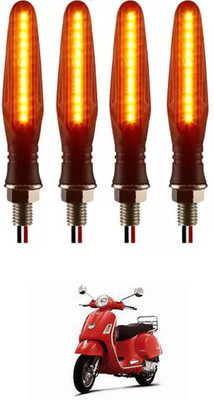 E-Shoppe Front, Rear, Side LED Indicator Light for Piaggio Piaggio Vespa(Yellow)