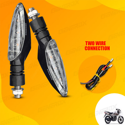Generox Front, Rear, Side LED Indicator Light for TVS Phoenix(Yellow)