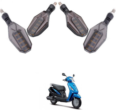 PRTEK Front, Rear LED Indicator Light for Suzuki(Multicolor)