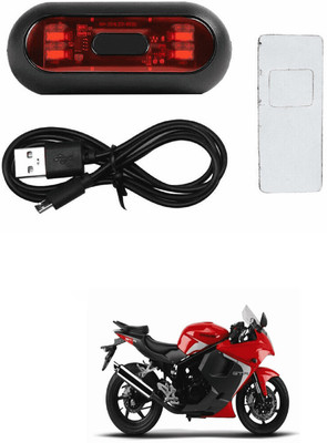 LOVMOTO Universal Bike Taillight USB Rechargeable Motorcycle Helmet Taillamp AR86 Interior Light Motorbike LED for Hyosung (12 V, 12 W)(GT250R, Pack of 1)