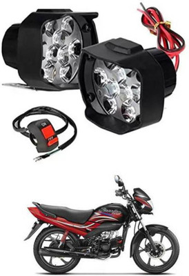 E-Shoppe Front, Rear, Side LED Indicator Light for Hero Passion Pro(White)
