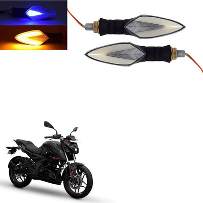 Vagary Front, Rear LED Indicator Light for Bajaj Pulsar N250(Blue, Yellow)
